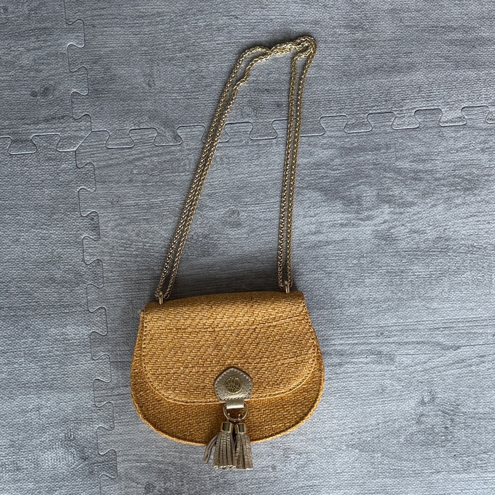 Lilly Pulitzer Gold Crossbody Bag